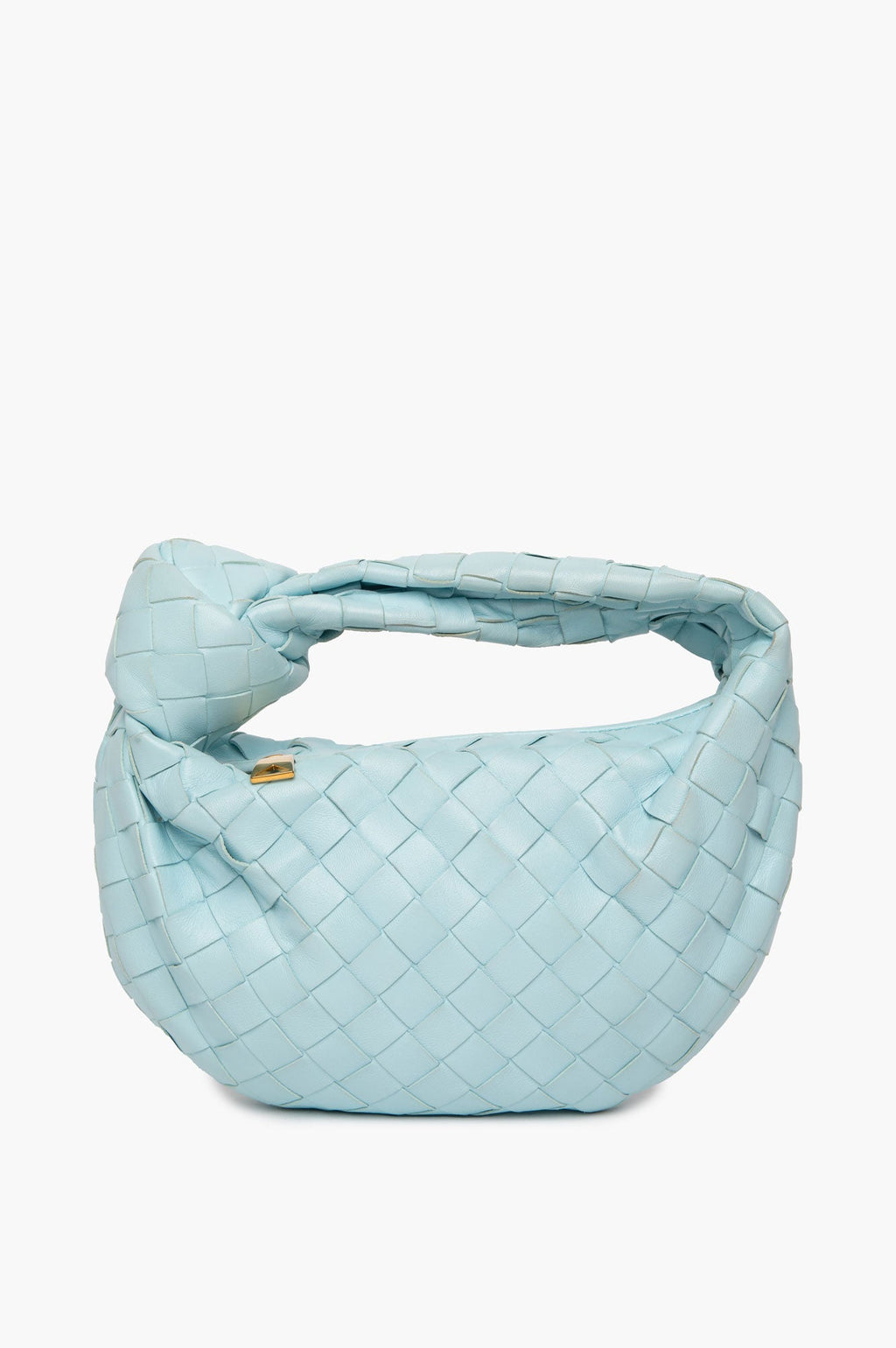Bottega Veneta Light Blue Nappa Intrecciato Mini Jodie