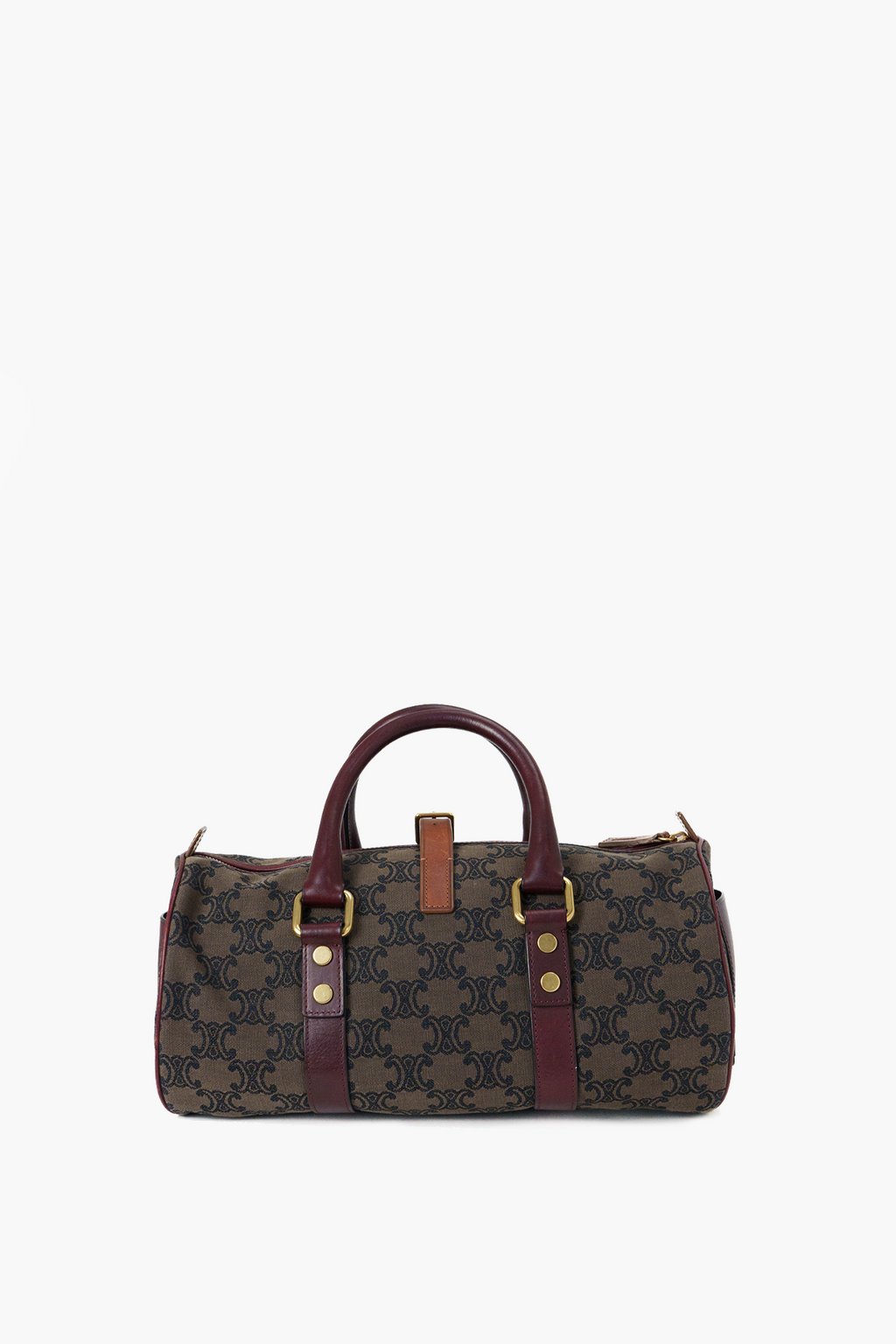Celine Macadam Canvas Boston Bag