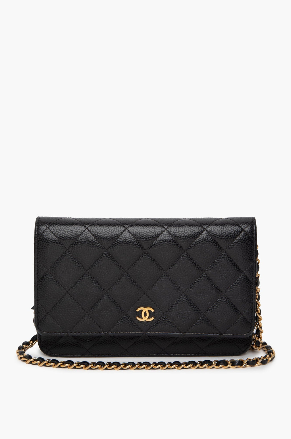 Chanel Black Caviar Wallet on Chain