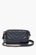 Chanel Navy Blue Aged Calfskin Mini Gabrielle Bag