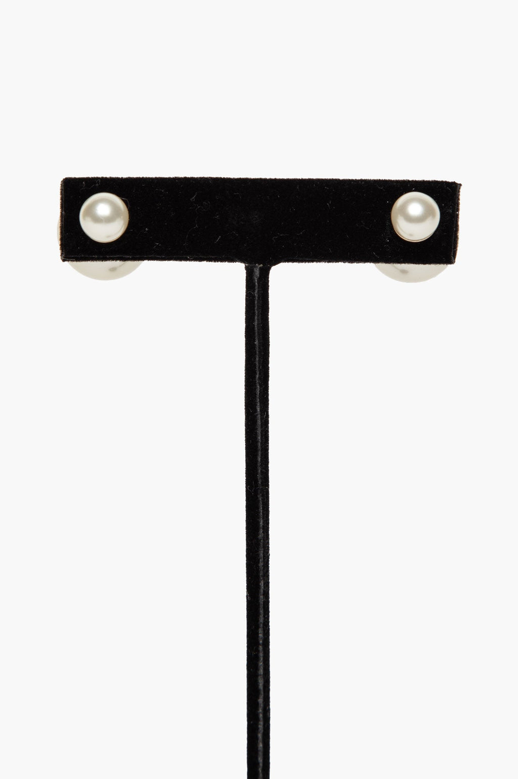 Christian Dior Faux Pearl Tribales Double Stud Earrings