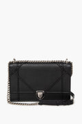 Christian Dior Large Black Leather Diorama