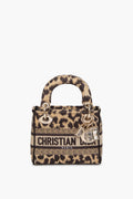 Christian Dior Mizza Embroidered Canvas Mini Lady Dior Bag