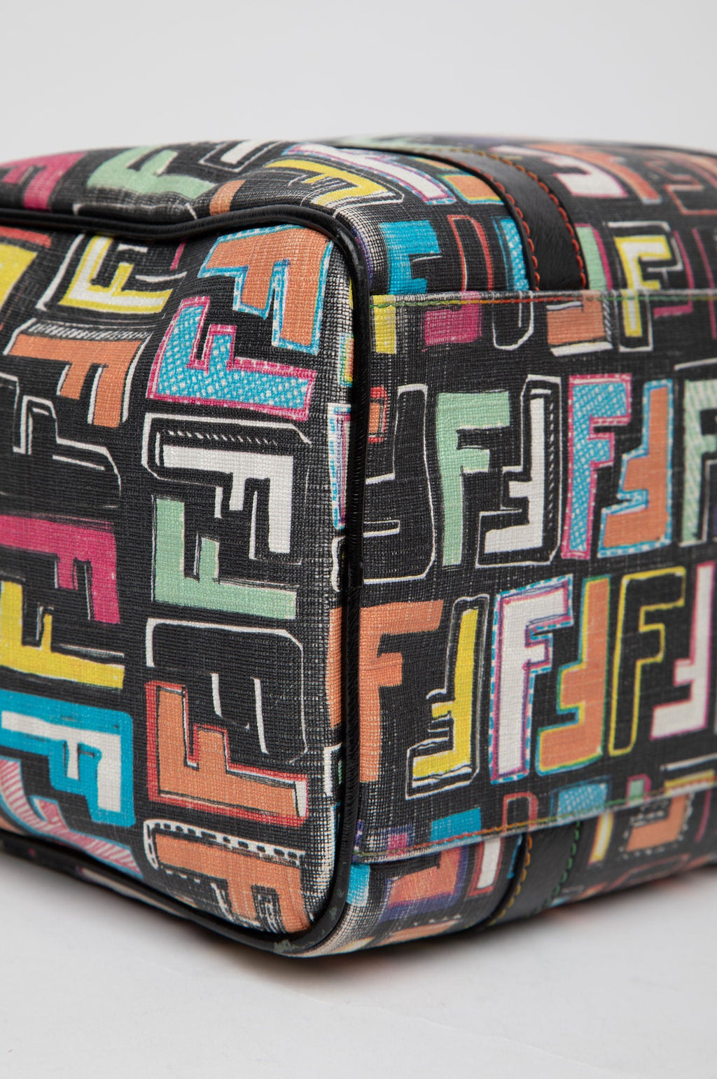 Fendi Rainbow  Zucca Spalmati ' Forever' With Strap
