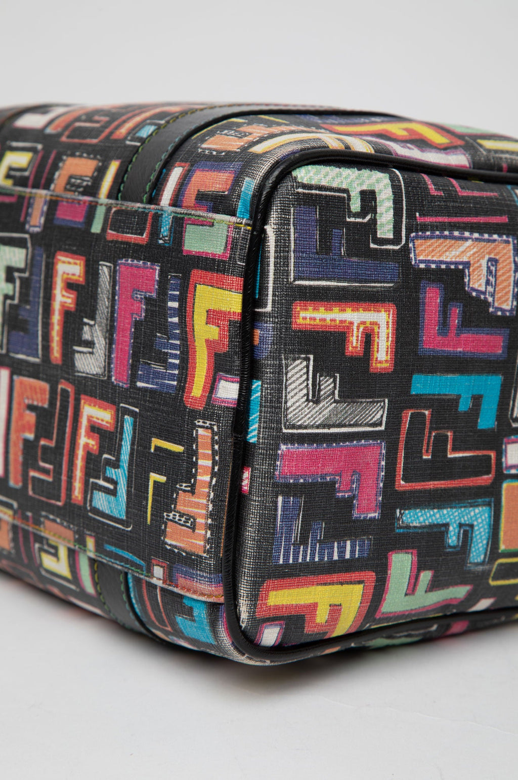 Fendi Rainbow  Zucca Spalmati ' Forever' With Strap