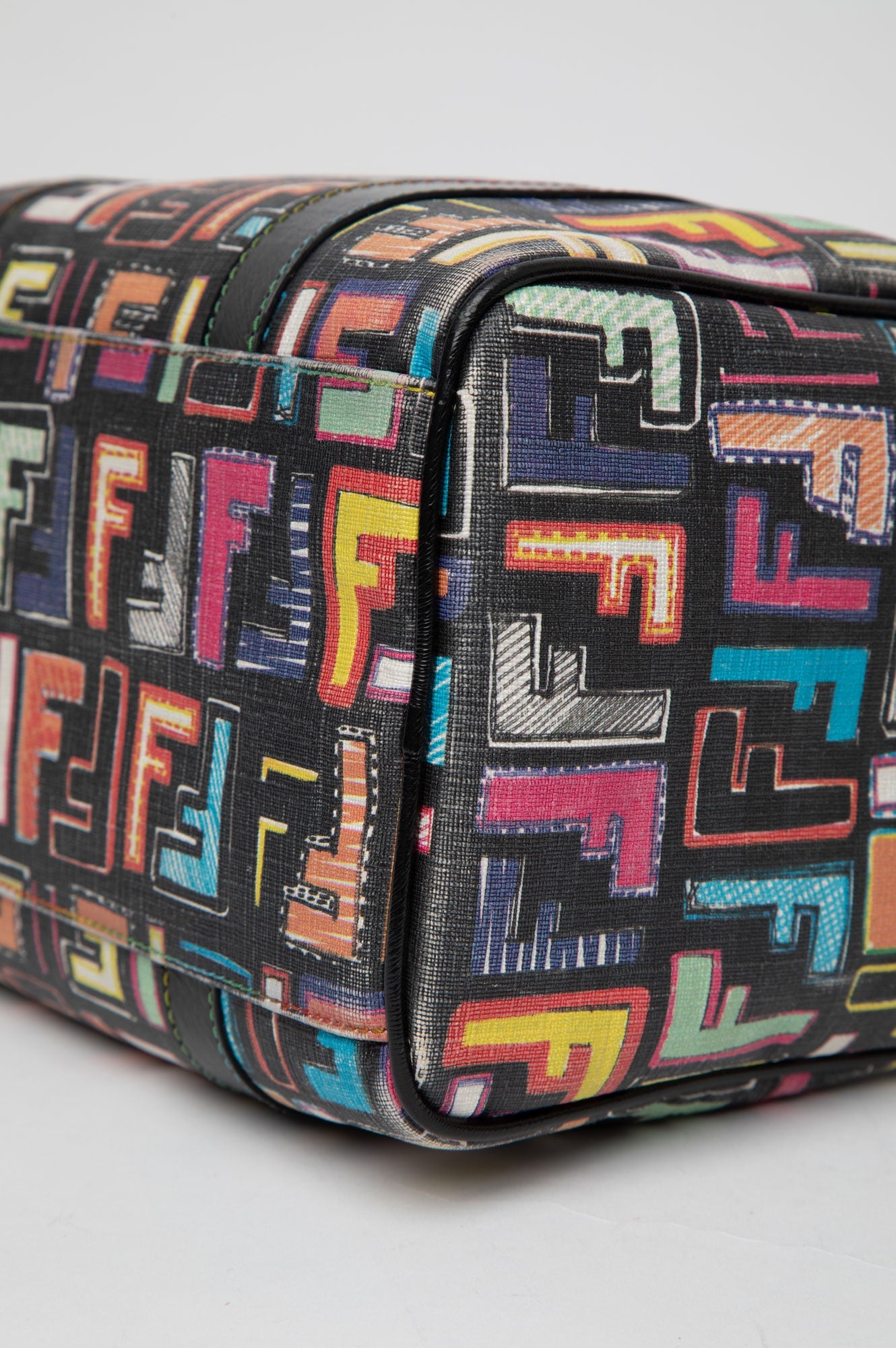 Fendi Rainbow  Zucca Spalmati ' Forever' With Strap
