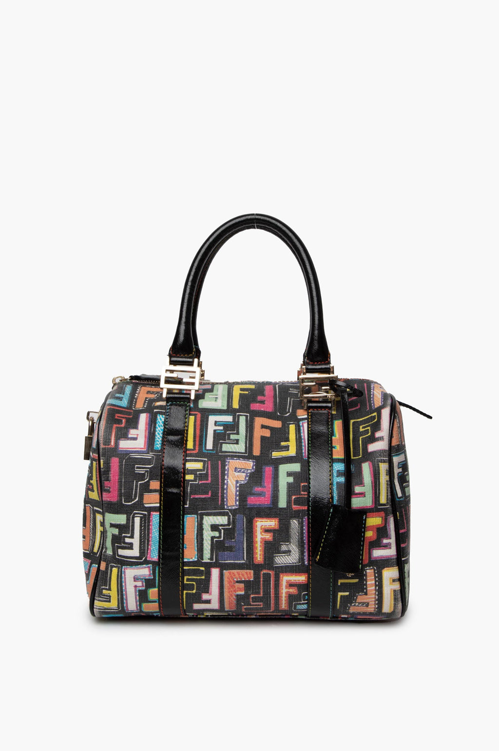 Fendi Rainbow  Zucca Spalmati ' Forever' With Strap