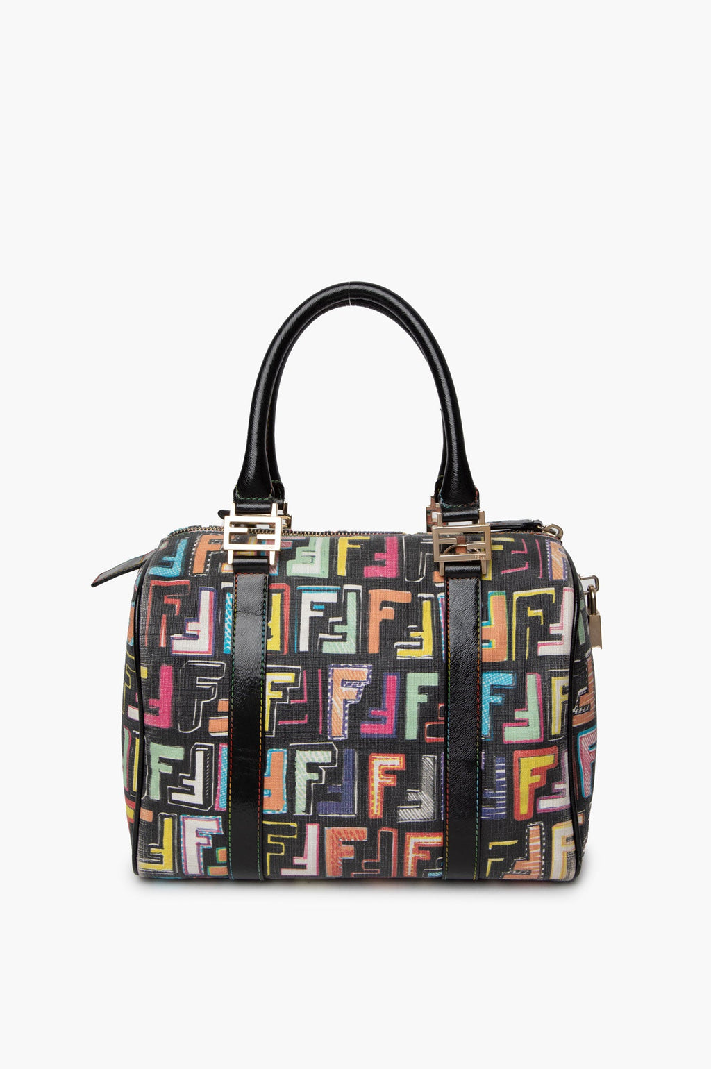 Fendi Rainbow  Zucca Spalmati ' Forever' With Strap