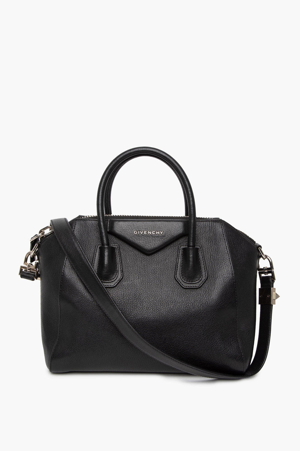 Givenchy Black Leather Small Antigona Bag