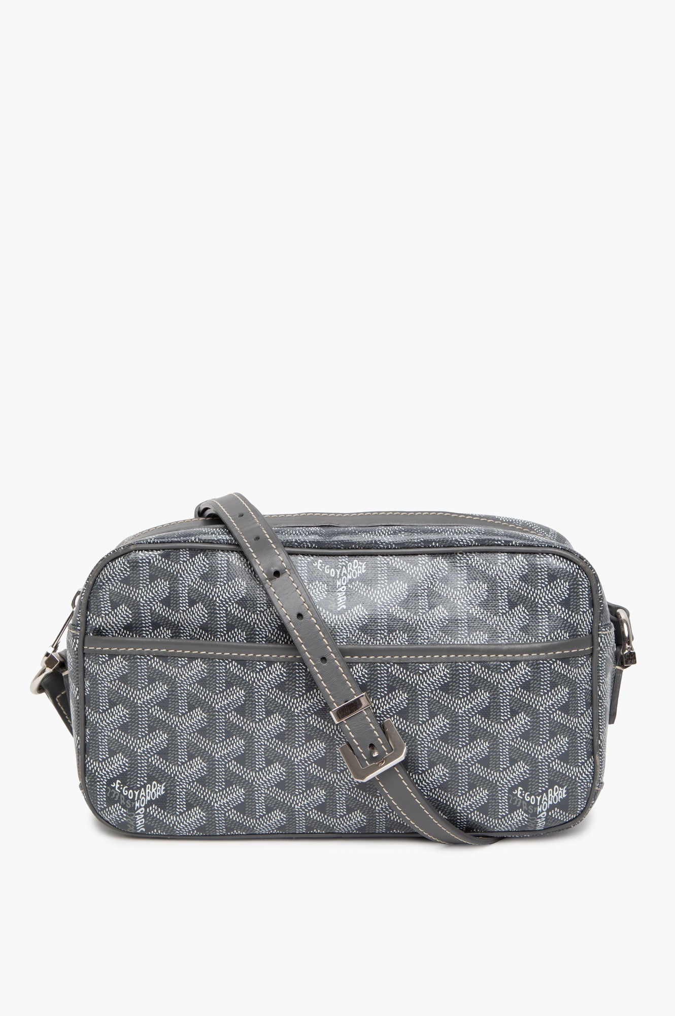 Goyard Grey Goyardine Cap Vert PM Bag
