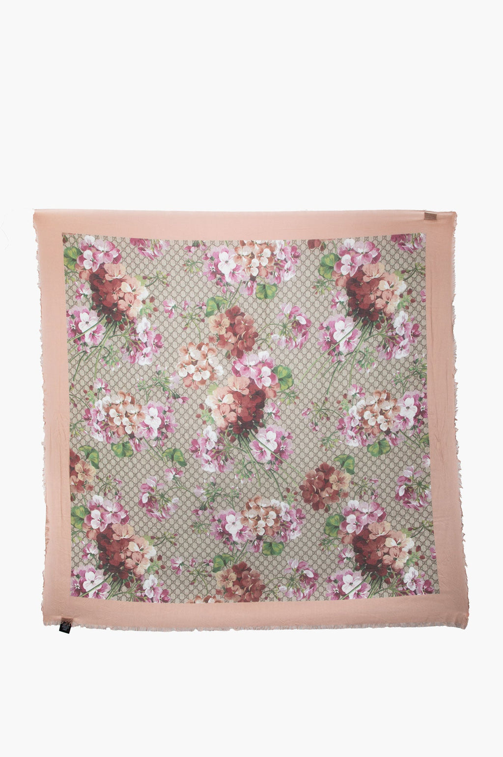 Gucci GG Blooms Print Scarf