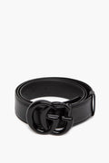 Gucci Marmont Black Leather Belt Size 110 Mens