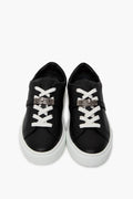 Hermès Black Calfskin Kelly Buckle Day Sneaker Size 37