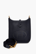 Hermès Navy Clemence TPM 16 Evelyne Bag