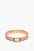 Hermès Rose Gold Plated Rose Fever Mini Clic Chaine d'Ancre Bracelet