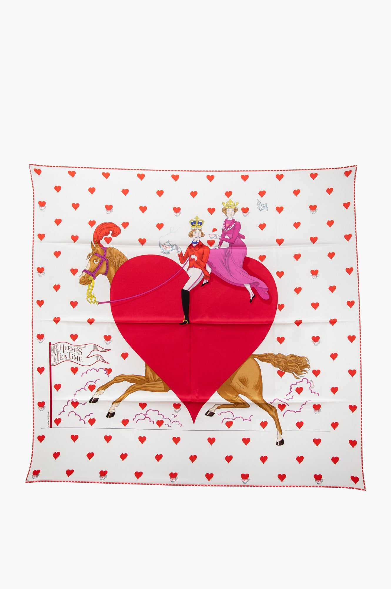 Hermès Tea Time Silk Scarf 70x70