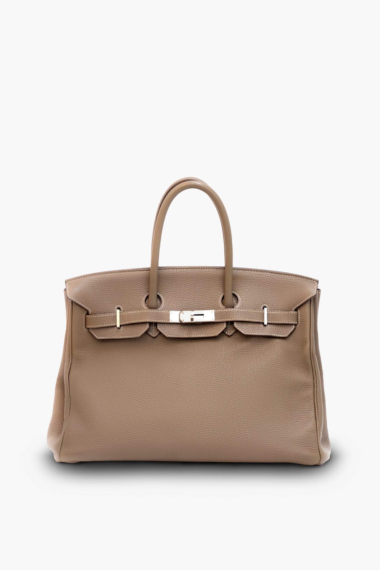 Hermes Taupe Birkin 35 Togo Leather