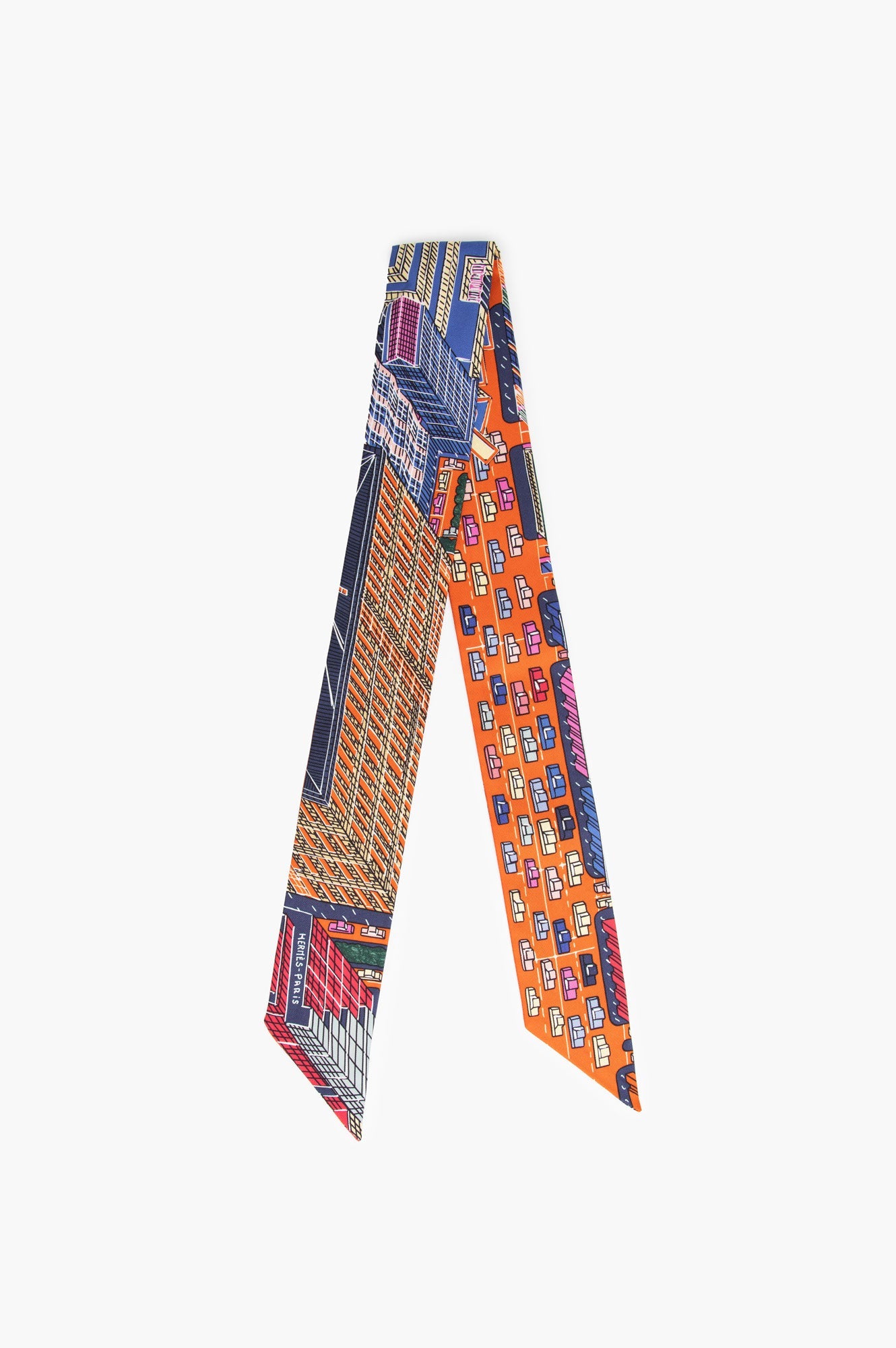 Hermes Blue Pantin City CS/Bleu/Oriange/Vert Twilly
