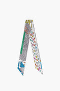 Hermes Pantin City White Silk Twilly