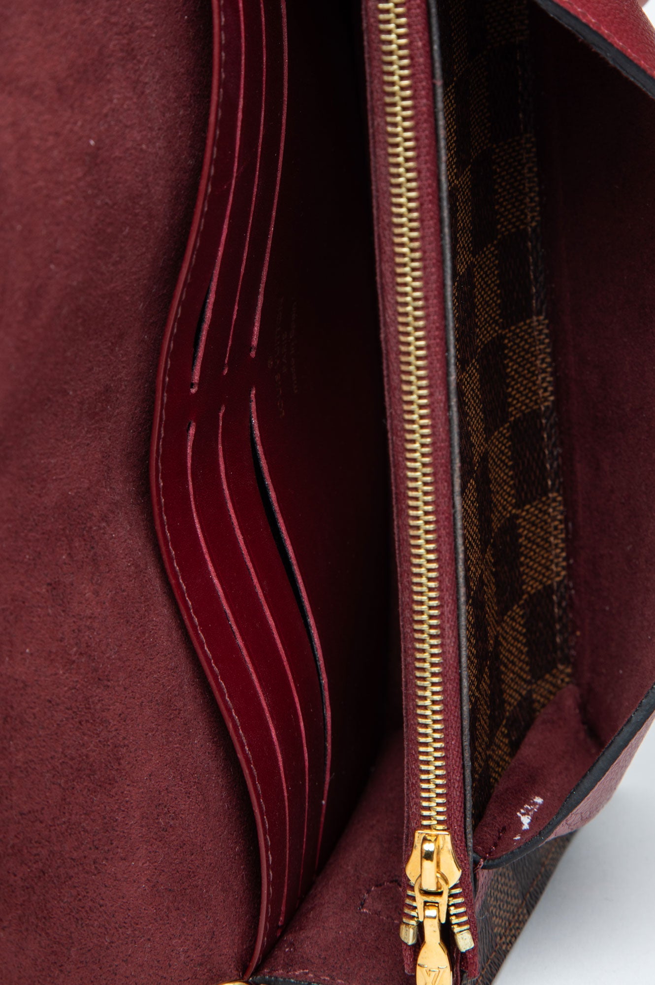 Louis Vuitton Damier Ebene Bordeaux Vavin Bag