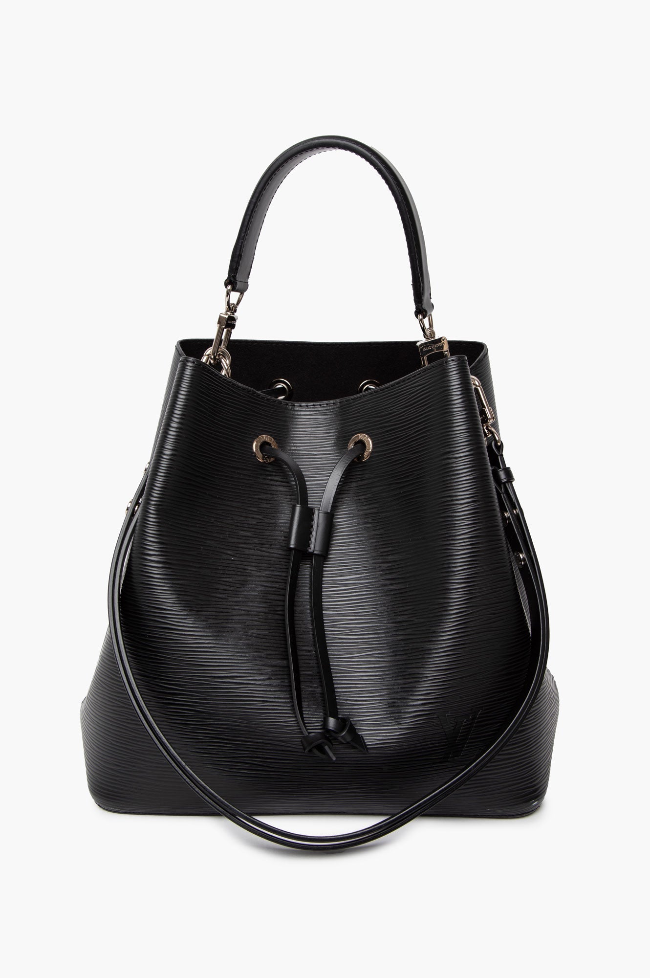 Louis Vuitton Black Epi Leather NeoNoe MM Bucket Bag