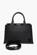 Louis Vuitton Black Epi Leather PM Kleber Bag