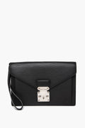 Louis Vuitton Black Epi Pochette Sellier Dragonne Clutch