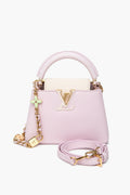 Louis Vuitton 2024 Capucines Lovelock Marshmallow Taurillon Mini
