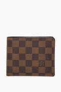 Louis Vuitton Damier Ebene Men's Bifold Wallet