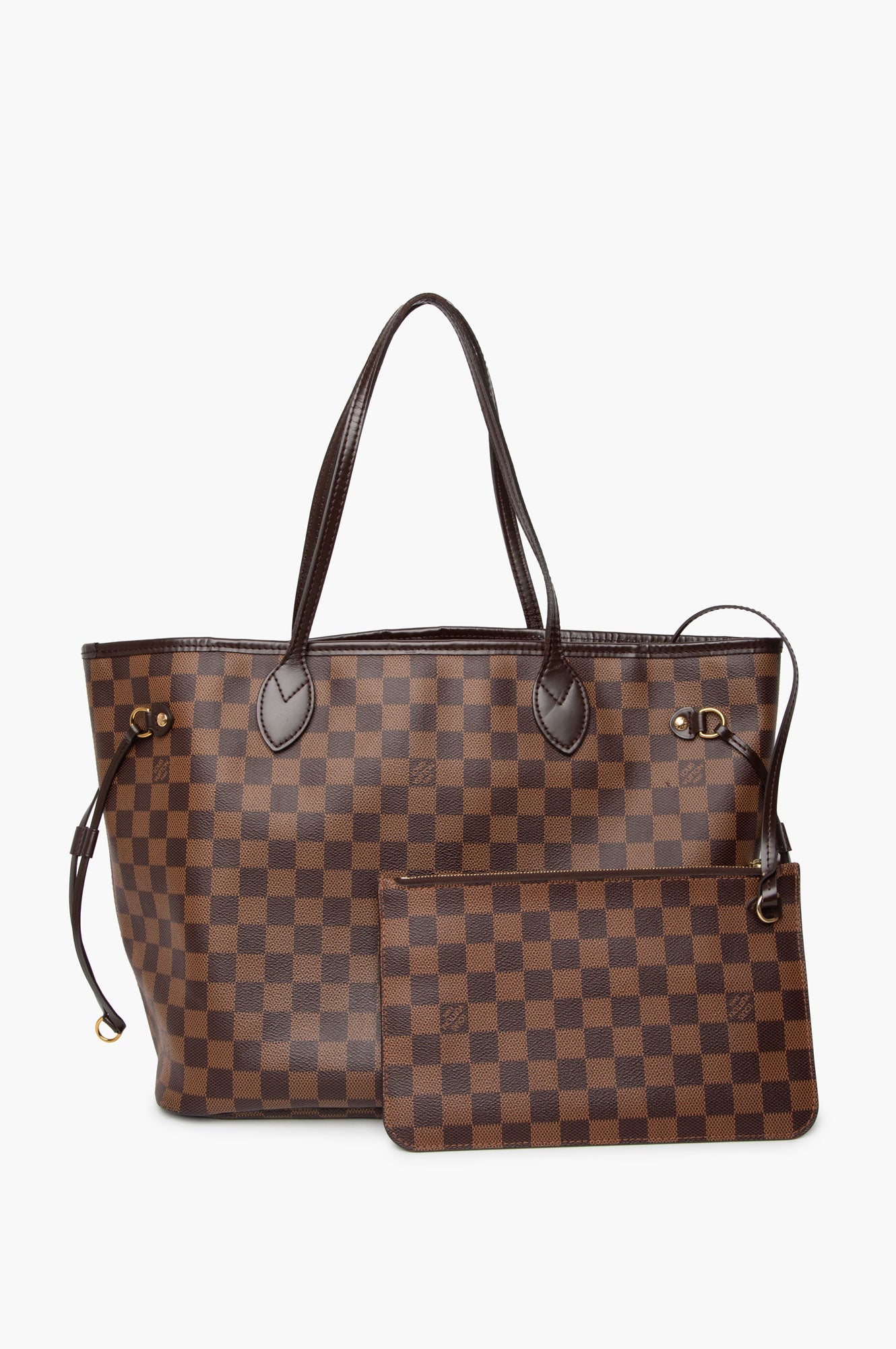 Louis Vuitton Damier Ebene Neverfull MM with Pouch