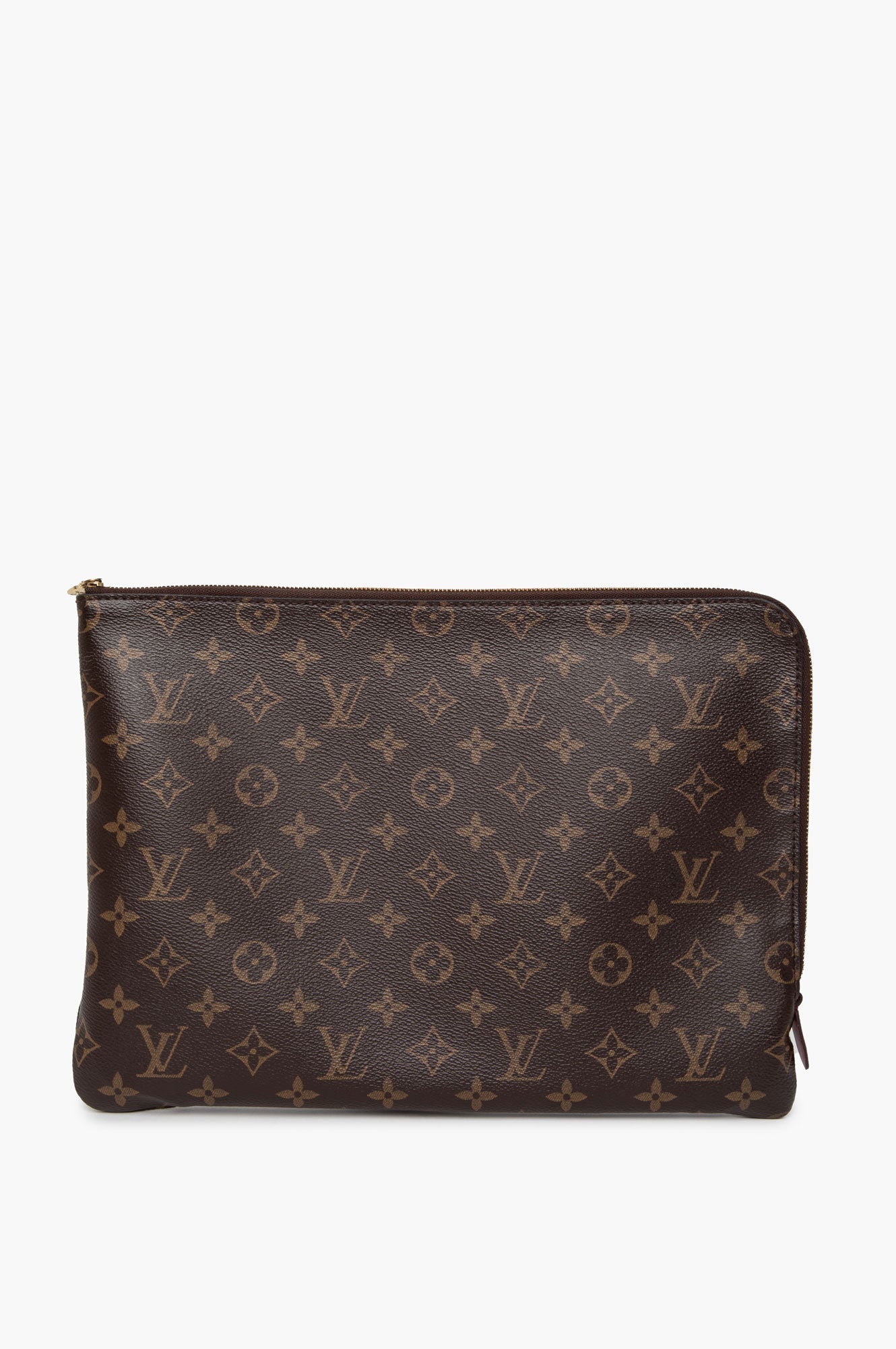 Louis Vuitton Monogram/Burgundy Etui Voyage MM Pouch