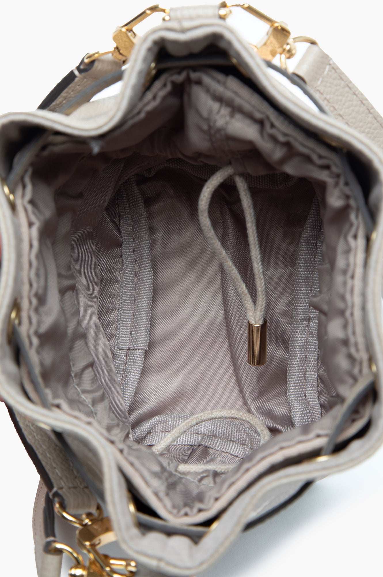 Louis Vuitton  Nano Noé Bicolore Tourterelle Creme Monogram Empreinte