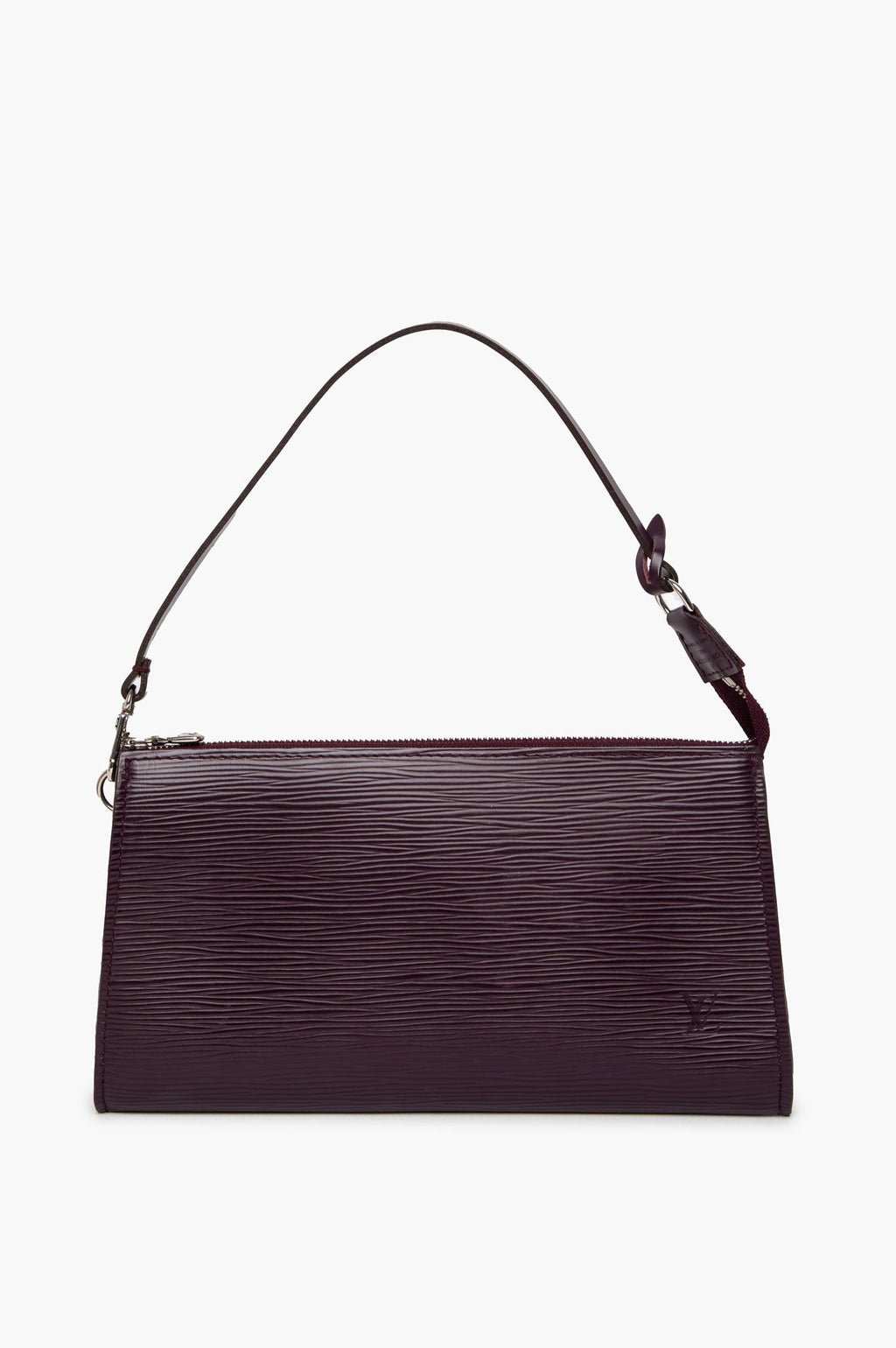 Louis Vuitton Purple Epi Pochette With Strap