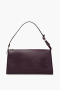 Louis Vuitton Purple Epi Pochette With Strap