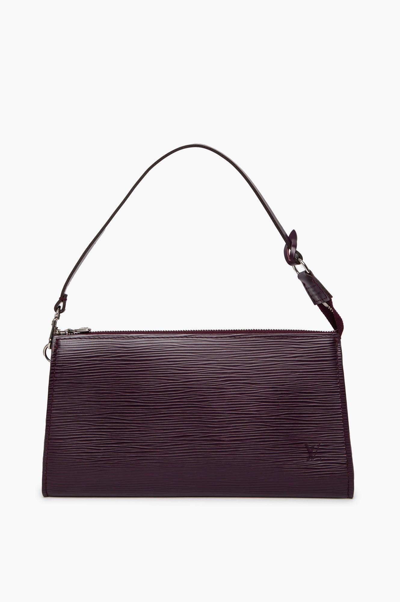 Louis Vuitton Purple Epi Pochette With Strap