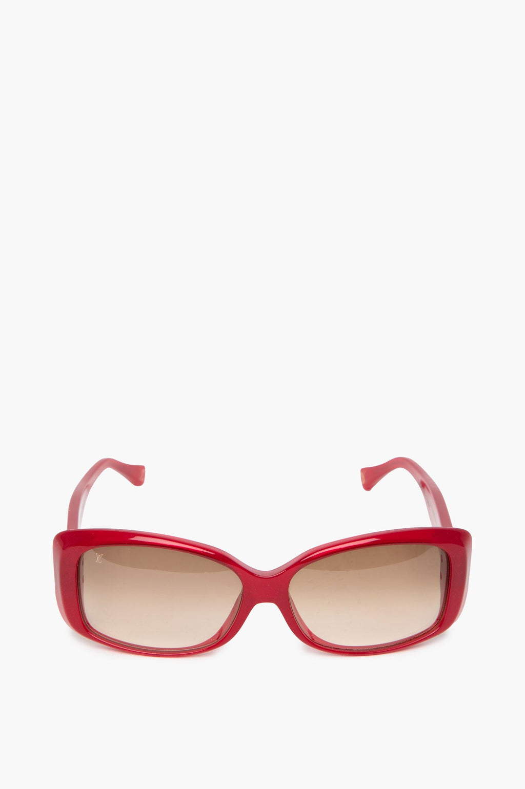 Louis Vuitton Red Glitter Pomme D'Amour Sunglasses