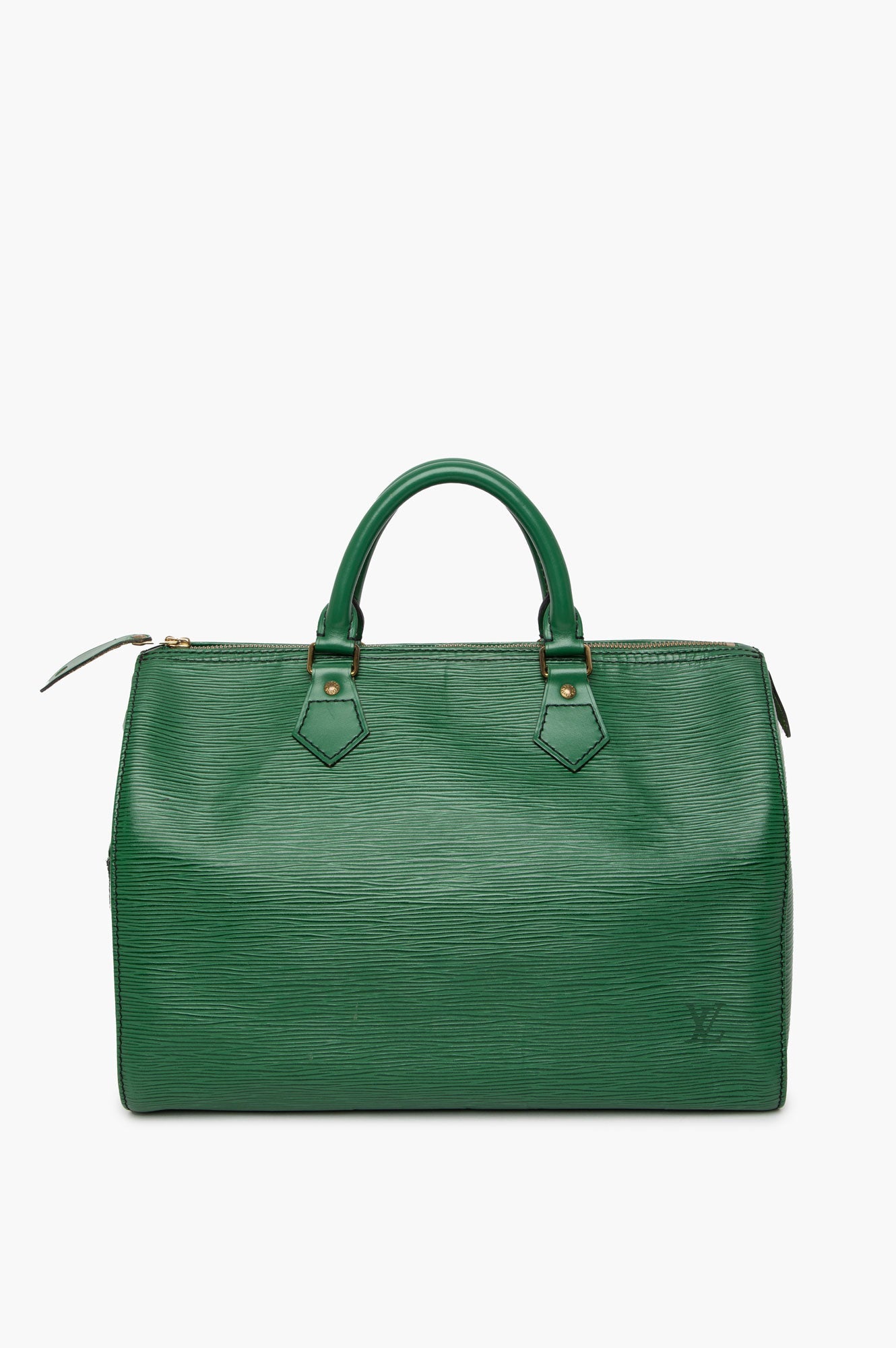 Louis Vuitton Vintage Borneo Green Epi Leather Speedy 30