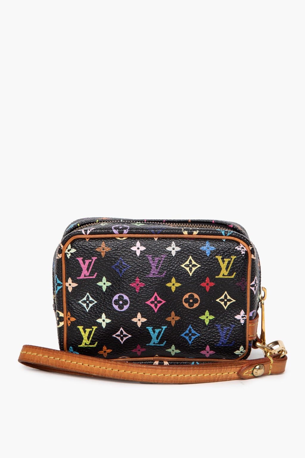 Louis Vuitton x Takashi Murakami Black Trousse Wapity Pouch