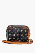 Louis Vuitton x Takashi Murakami Black Trousse Wapity Pouch
