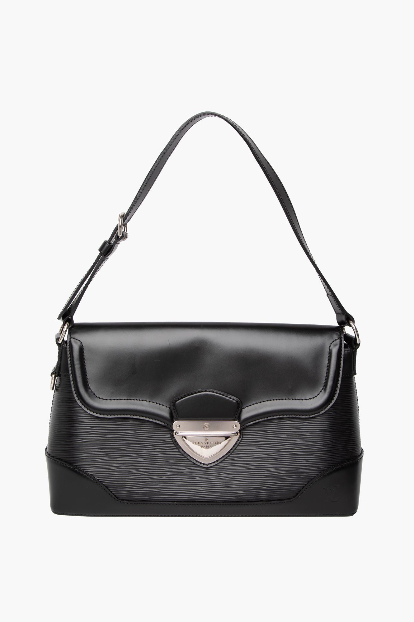 Louis Vutton Black Epi Bagatelle PM Shoulder Bag