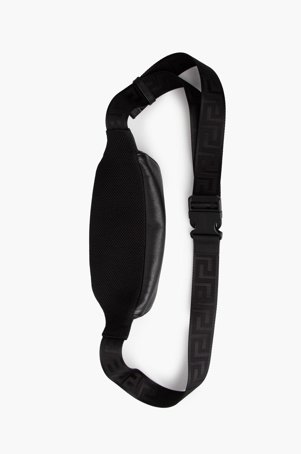 Versace Black Leather Medusa Bum Bag