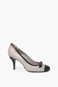 Chanel Grey Patent Pumps Size 37