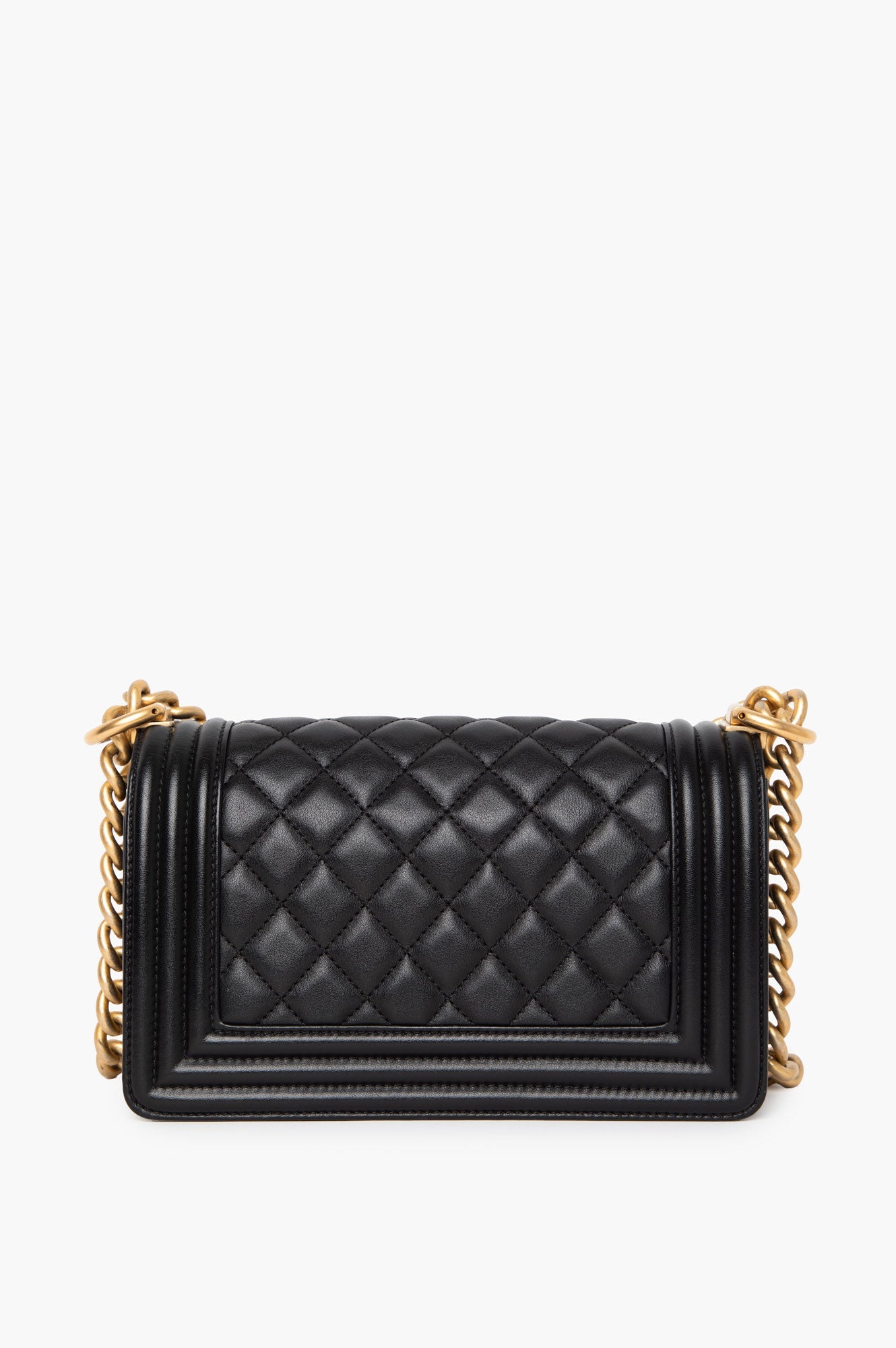 Chanel 2018 Black Lambskin Le Boy Small Bag