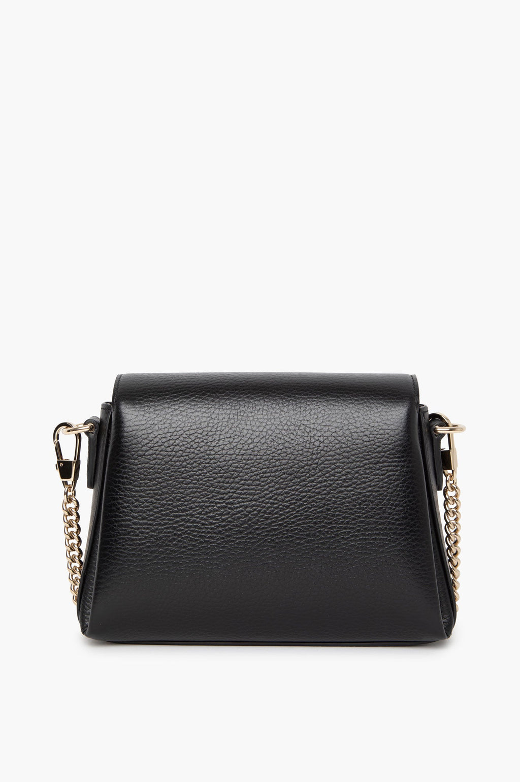 Gucci Black Dollar Calf Interlocking GG Chain Bag