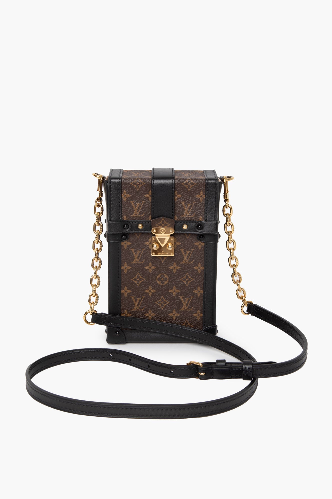 Louis Vuitton 2020 Leather Pochette Trunk Crossbody Bag