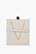 Hermes Rose Pink Mini Pop H Necklace