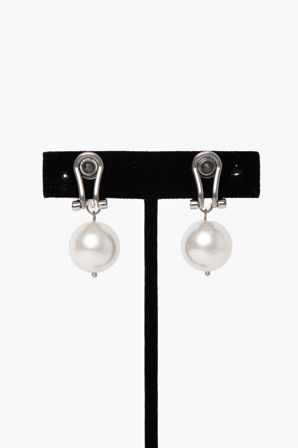 Miu Miu Diamond Pearl Earrings
