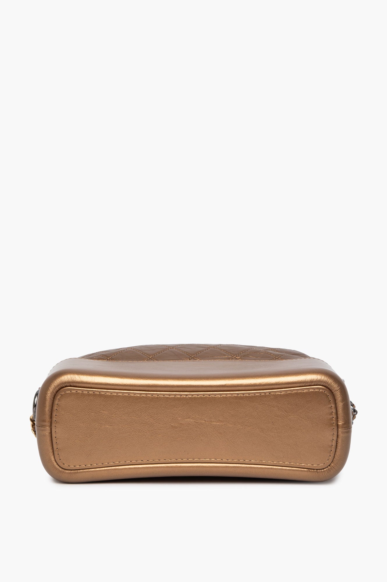 Chanel Bronze Metallic Aged Calfskin Medium Gabrielle Bag