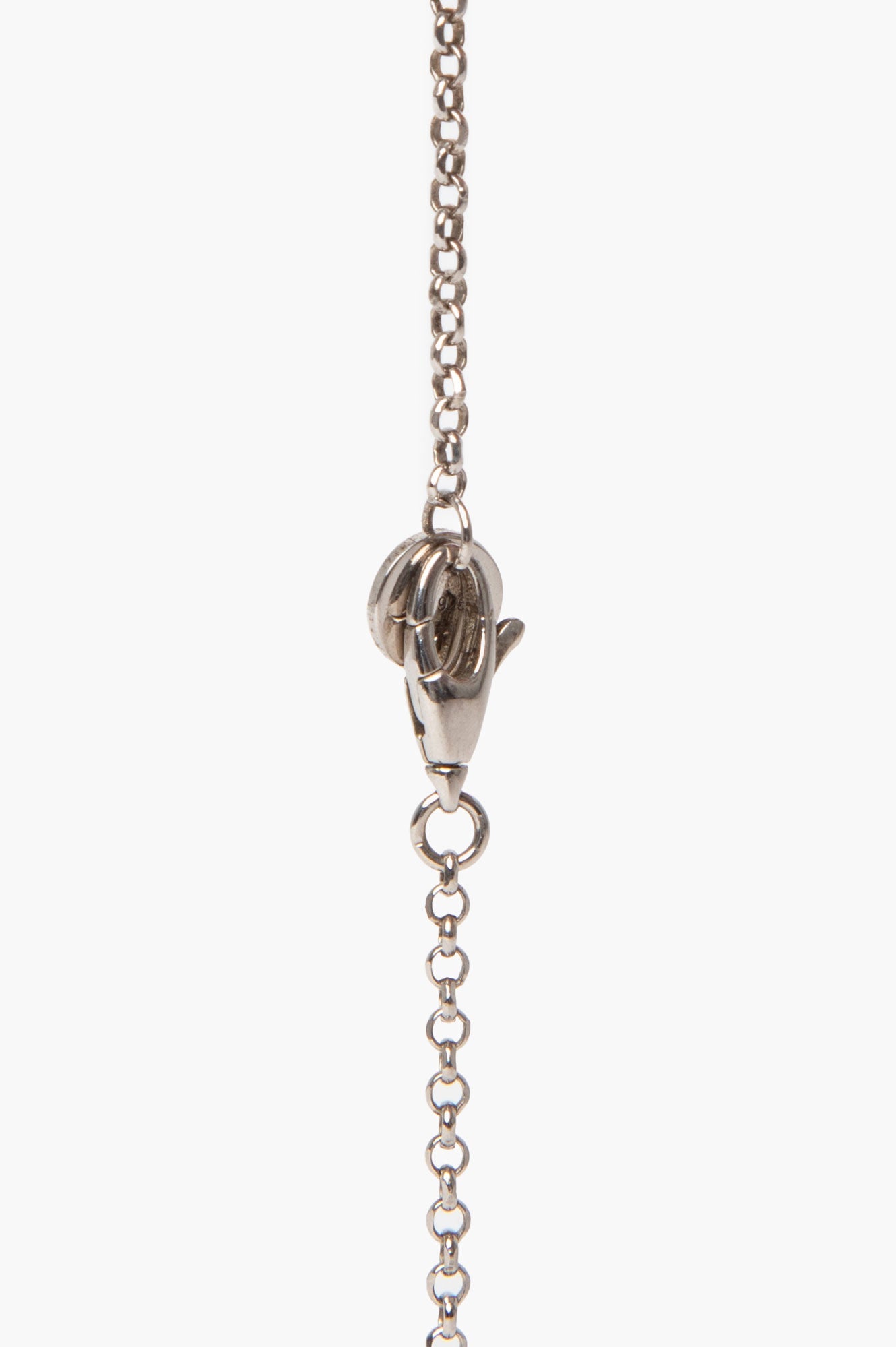 Gucci Sterling Silver Filigree Engraved Heart Pendant Necklace