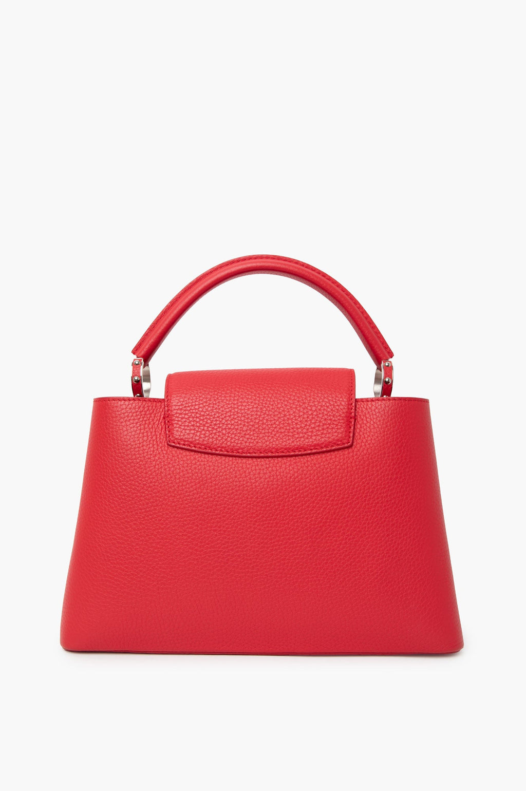 Louis Vuitton Taurillon Capucines PM Red